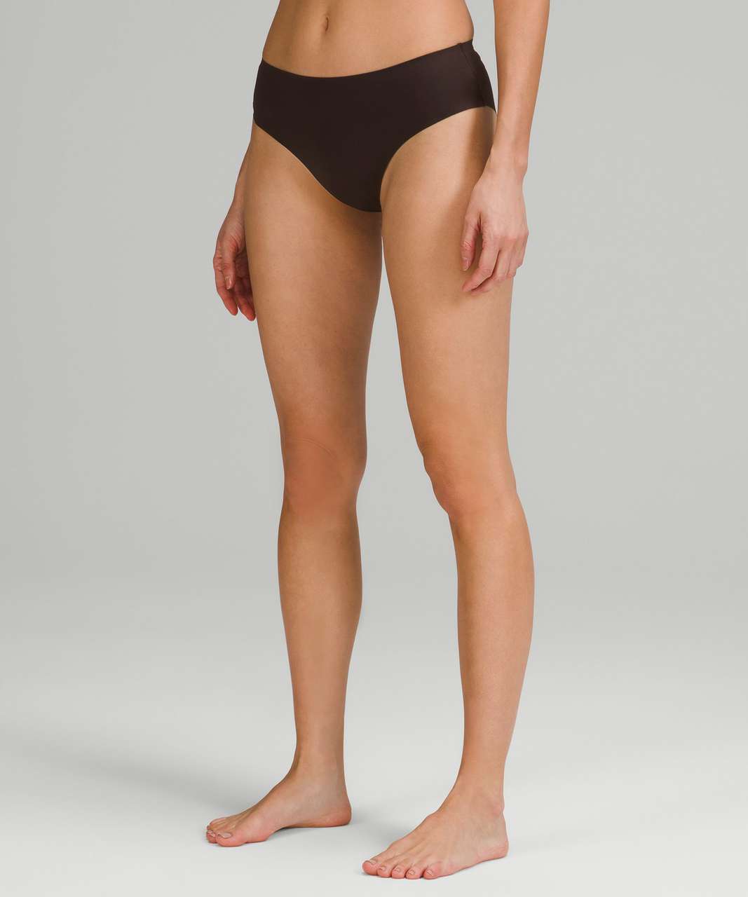 Lululemon InvisiWear Mid-Rise Cheeky Bikini Underwear - French Press