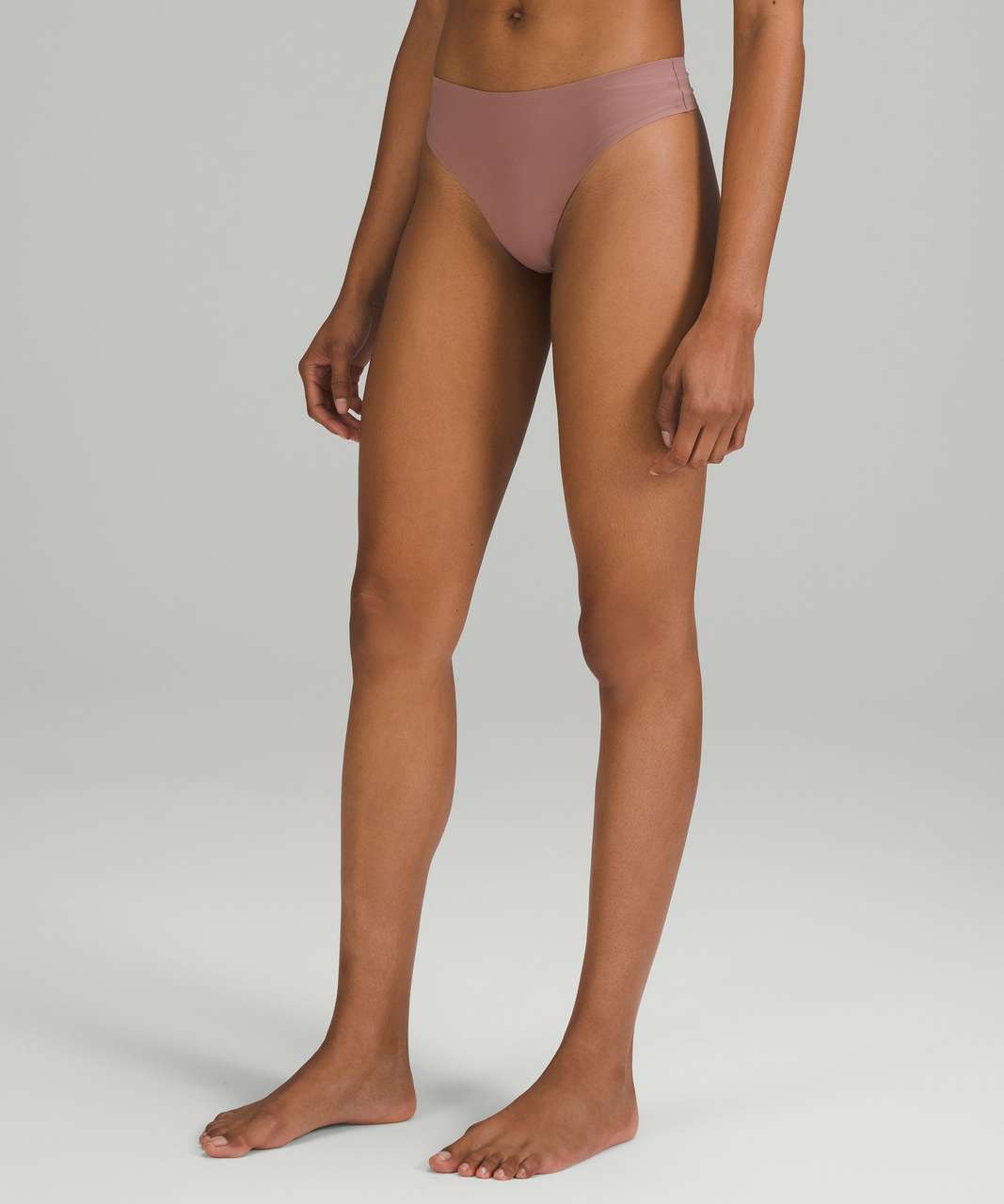 Lululemon InvisiWear Mid-Rise Thong Underwear - Twilight Rose - lulu  fanatics