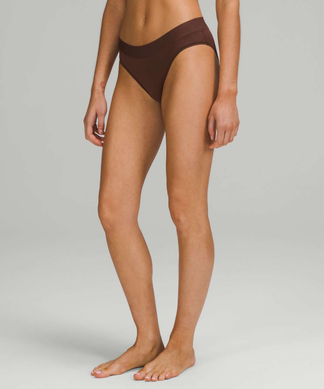 Lululemon UnderEase Mid-Rise Bikini Underwear - Java