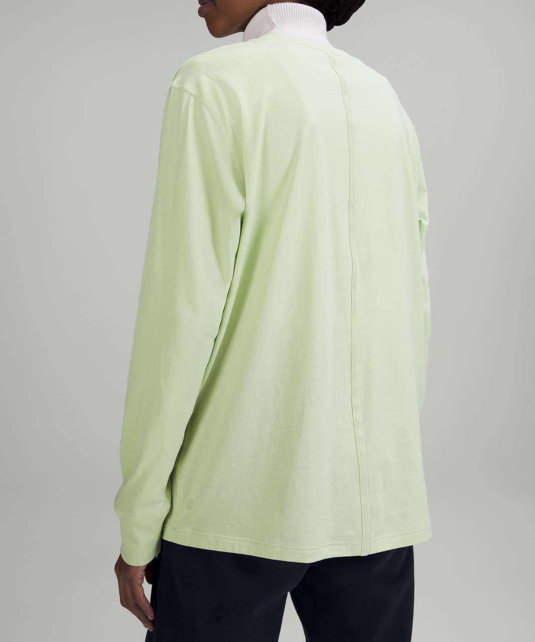 Lululemon All Yours Cotton Long Sleeve Shirt - Creamy Mint