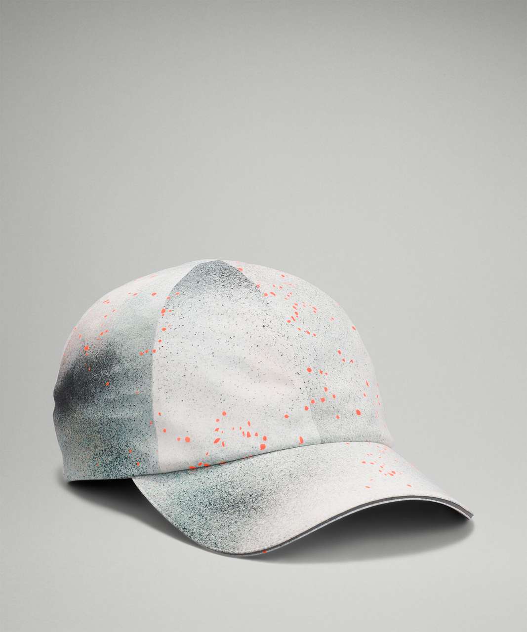 Lululemon Womens Fast and Free Ponytail Running Hat - Spray Camo Silver Blue Multi