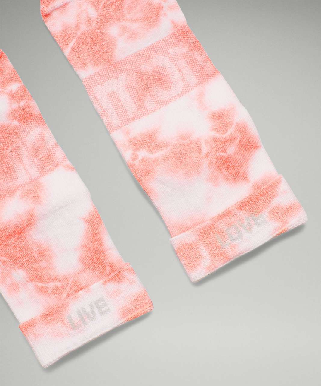 Lululemon Daily Stride Mid-Crew Sock *Tie Dye - Raspberry Cream