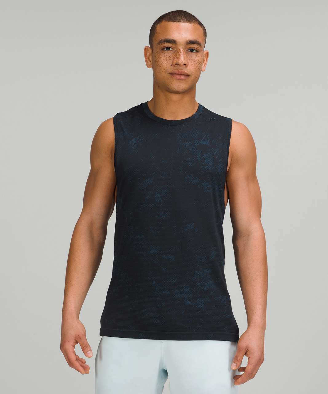 Lululemon Metal Vent Tech Sleeveless 2.0 - Dappled Felidae Soft Denim ...