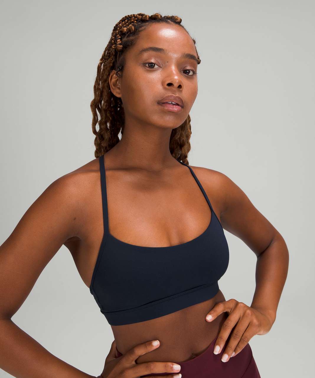 Lululemon Flow Y Nulu Bra *Light Support, A–C Cups - True Navy