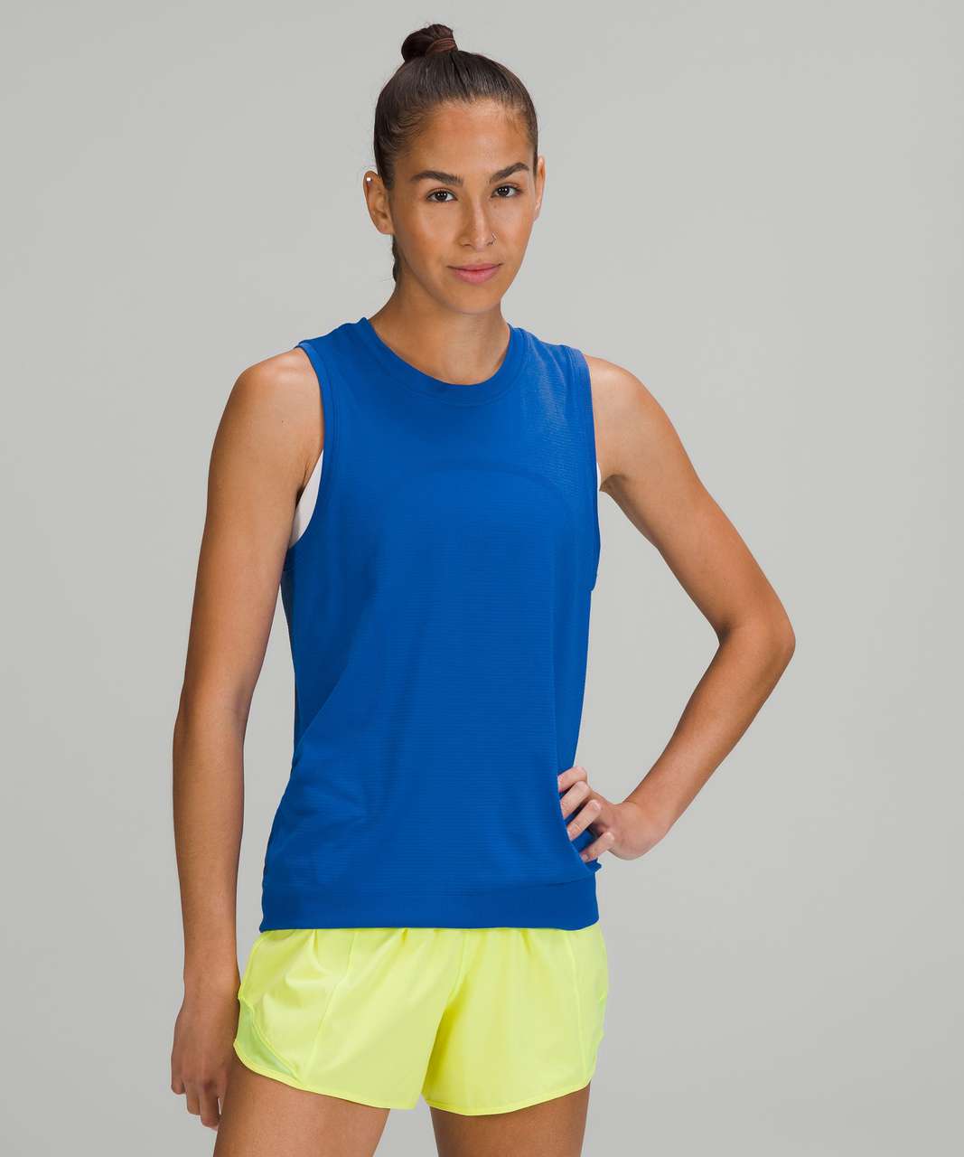 Lululemon Swiftly Relaxed Muscle Tank Top - Blazer Blue Tone / Blazer Blue Tone