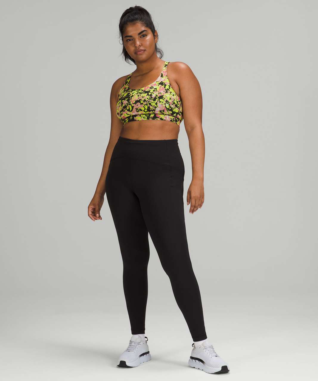 Lululemon Energy Bra *Medium Support, B–D Cup Floral Shift Multi