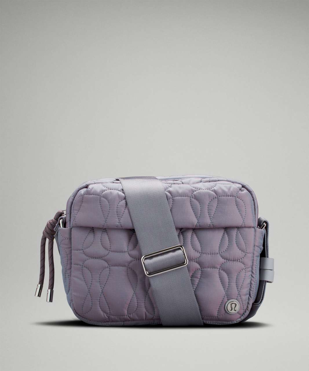 Lululemon Quilted Embrace Crossbody Bag - Pink Taupe / Icing Blue / Rhino Grey