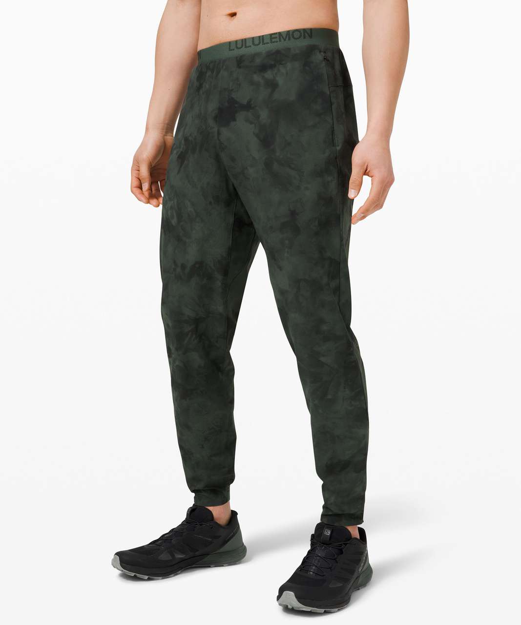 Lululemon Run State Jogger - Tidal Dye Smoked Spruce Black