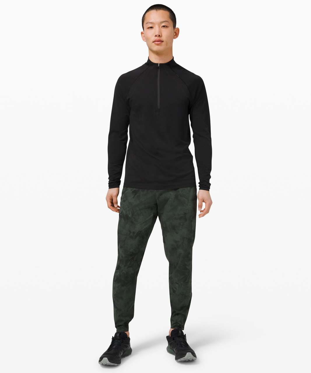 Lululemon Run State Jogger - Tidal Dye Smoked Spruce Black