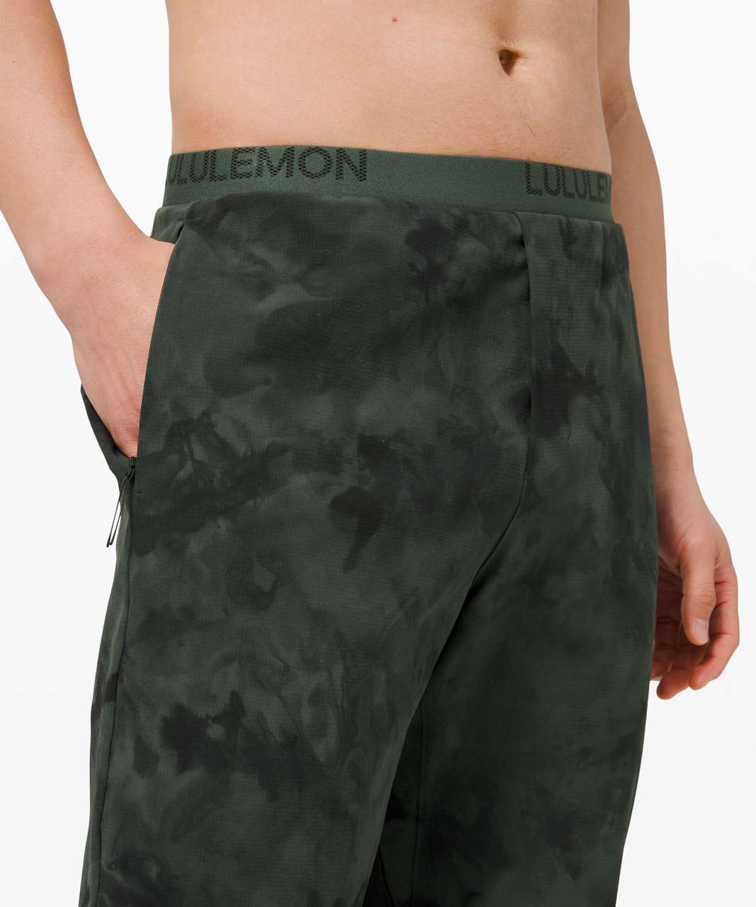 Lululemon Run State Jogger - Tidal Dye Smoked Spruce Black