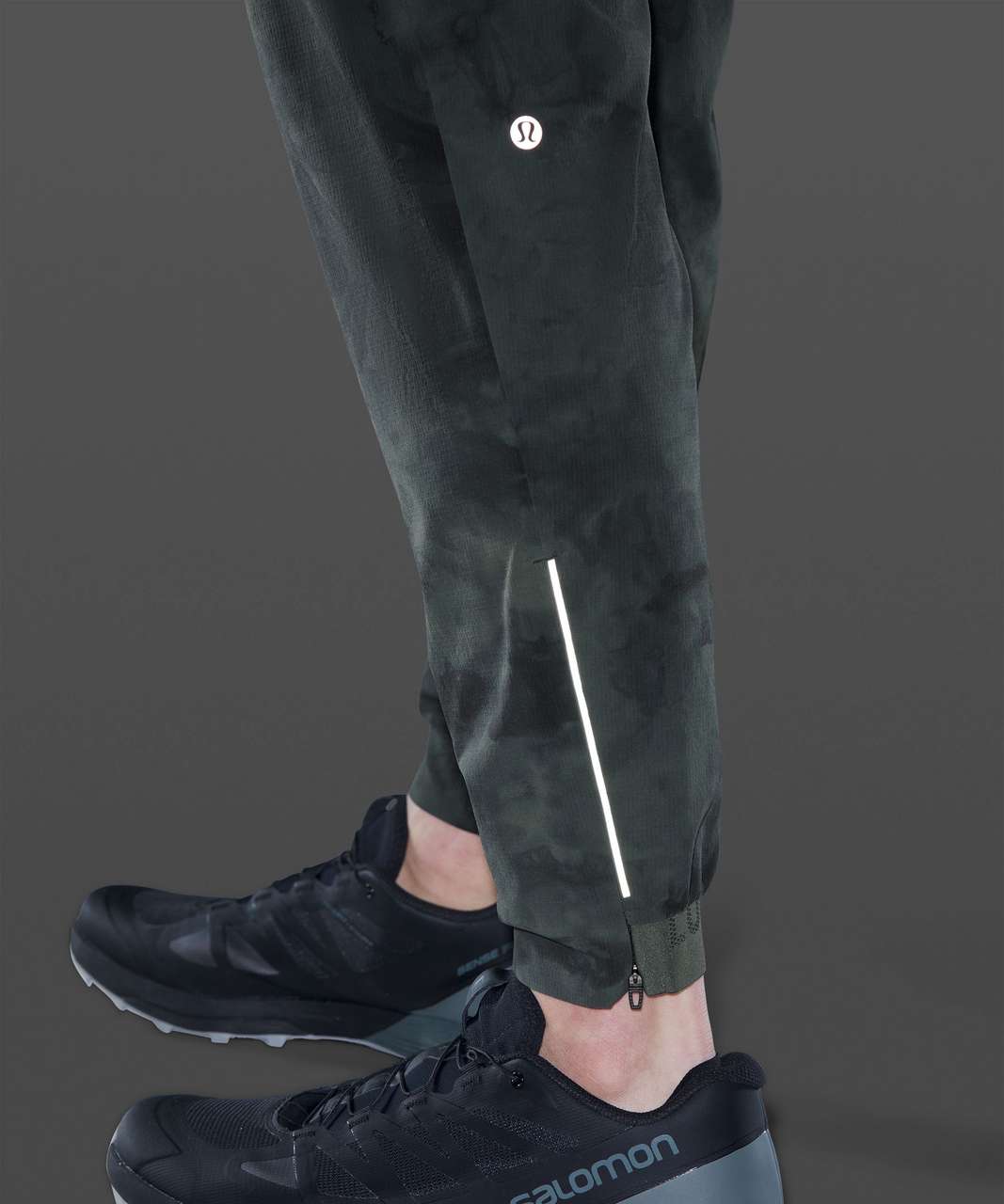 Lululemon Run State Jogger - Tidal Dye Smoked Spruce Black