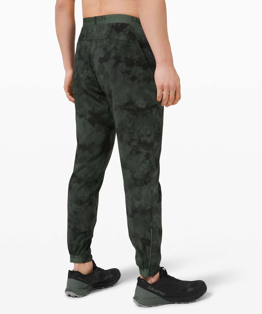 Lululemon Run State Jogger - Tidal Dye Smoked Spruce Black