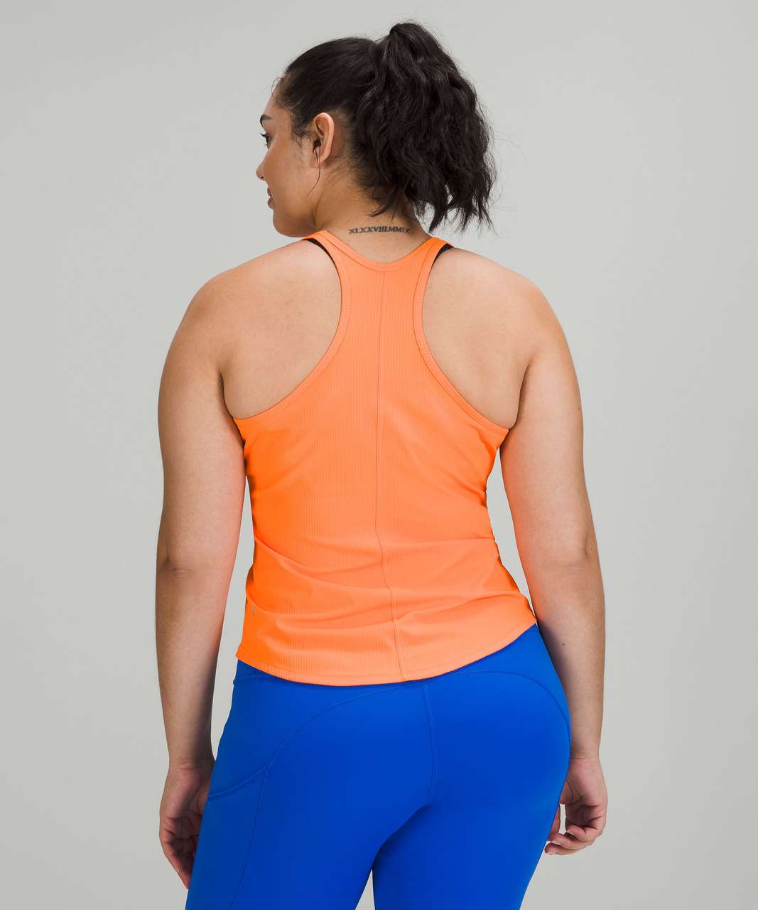 Lululemon Top Speed Tank Orange Women's Size 10 - beyond exchange