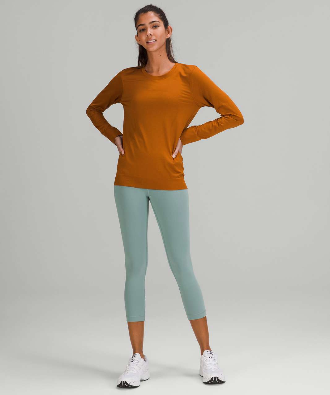 Lululemon Swiftly Relaxed Long Sleeve Shirt - Butternut Brown / Butternut Brown