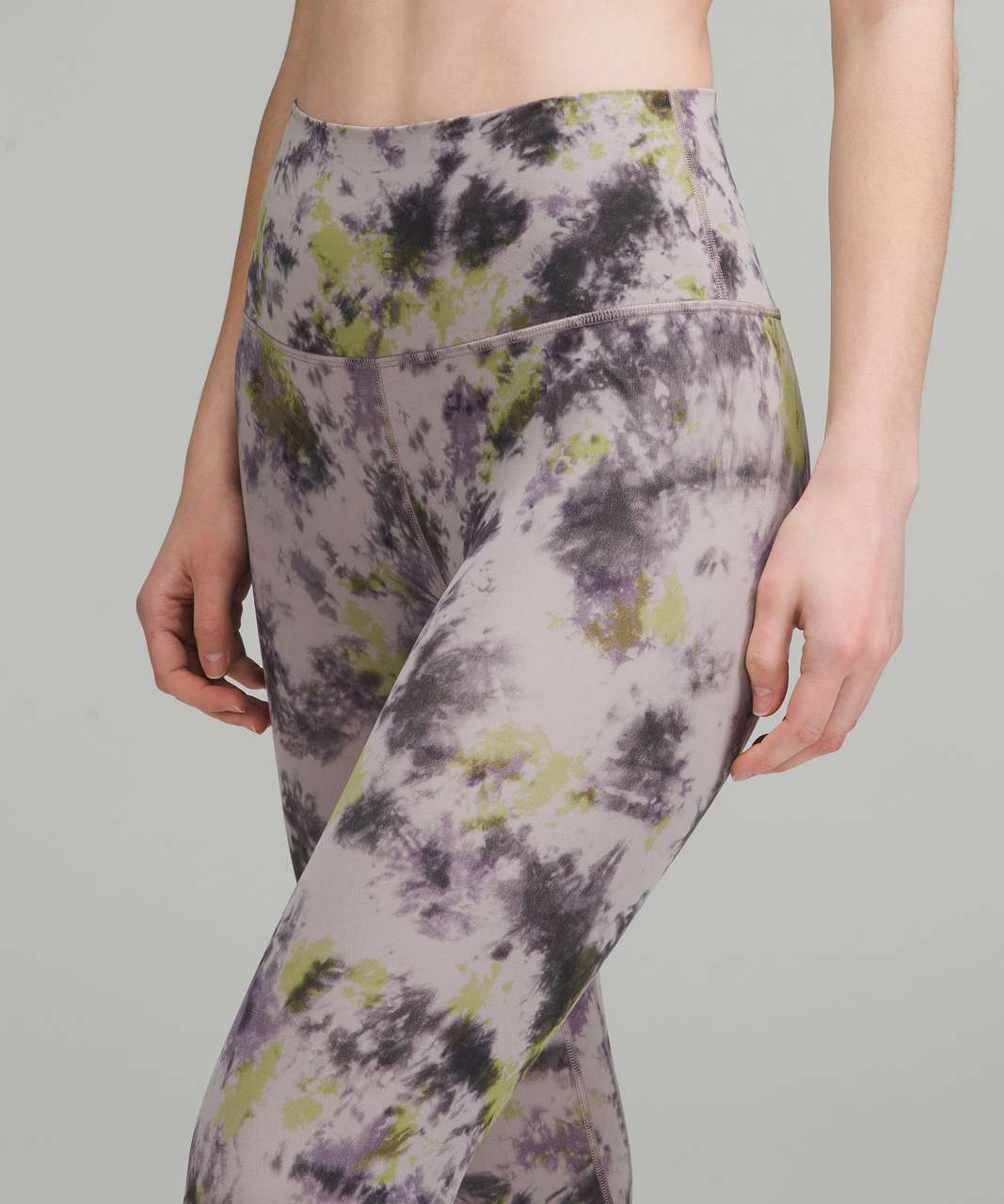 Lululemon Align High-Rise Pant 25" - Radial Tie Dye Mauve Grey Multi