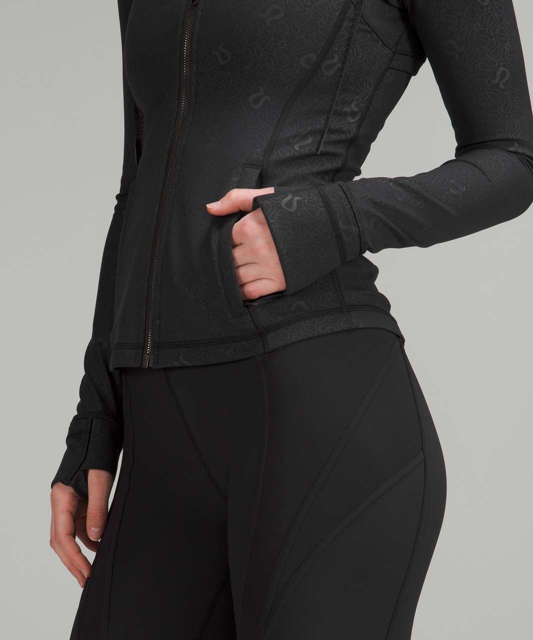 Lululemon Hooded Define Jacket *Nulu - Yogo Emboss Black