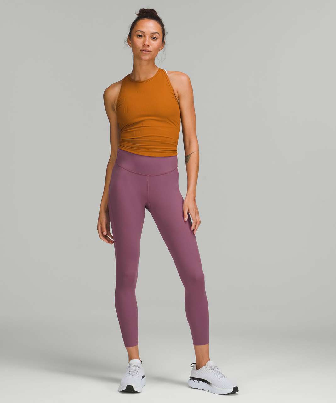 Lululemon Base Pace High-Rise Tight 25 - Vintage Plum - lulu fanatics