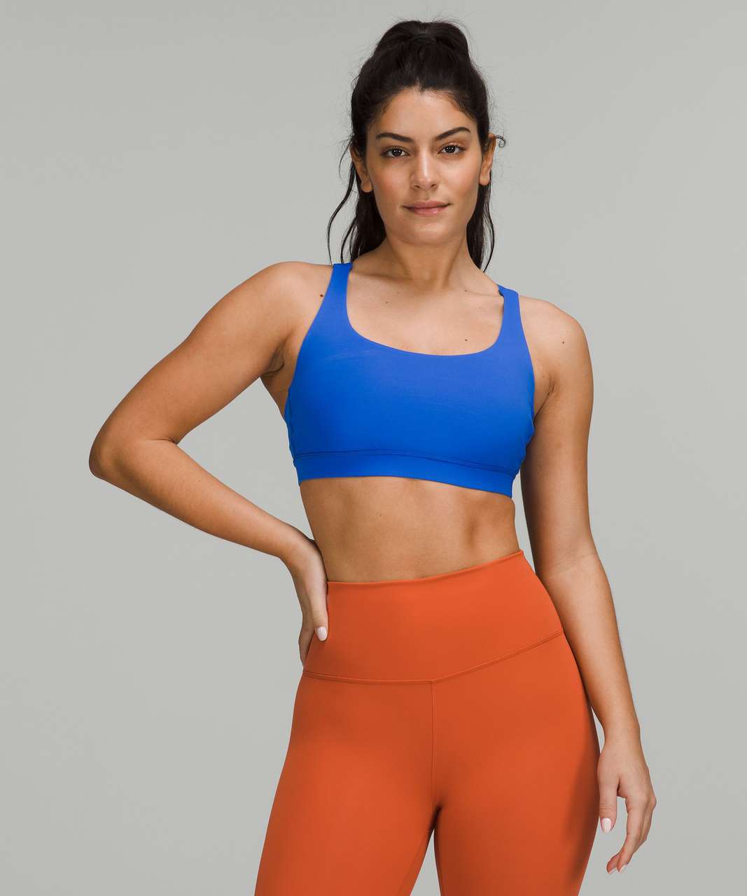 Power Medium Support Sports Bra - Breeze Blue