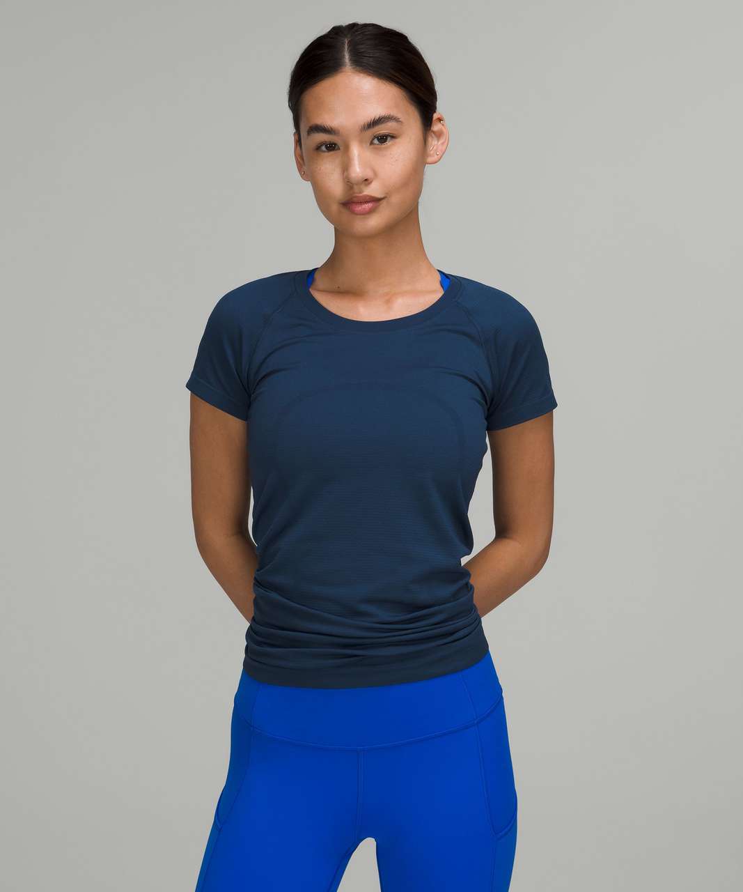 Lululemon Swiftly Tech Short Sleeve Shirt 2.0 - Mineral Blue / Mineral Blue  - lulu fanatics