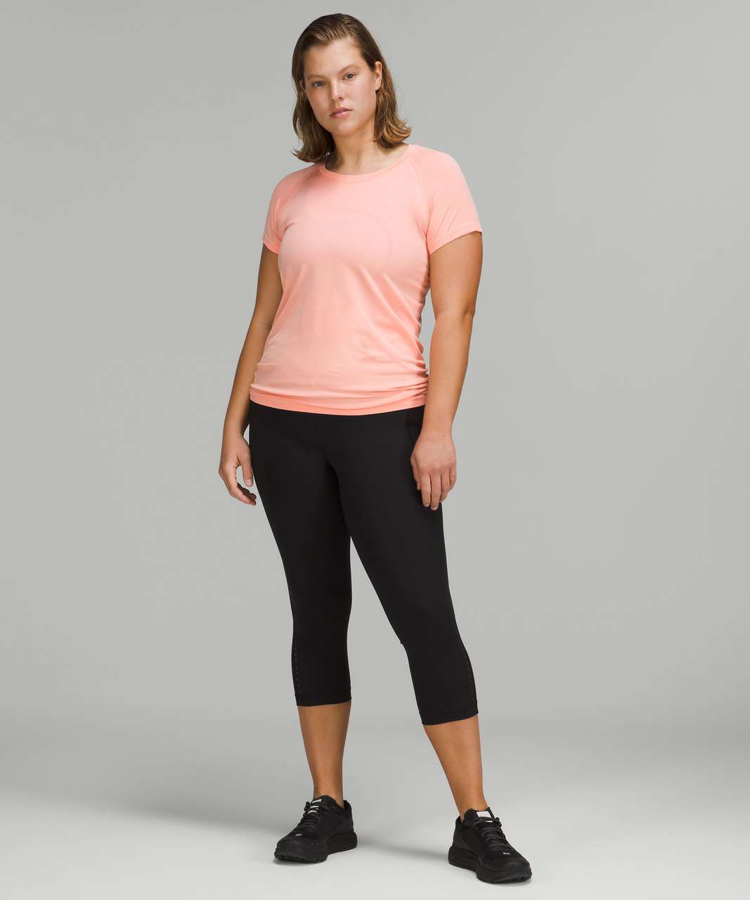 Lululemon Swiftly Tech Short Sleeve Shirt 2.0 - Dew Pink / Dew Pink - lulu  fanatics