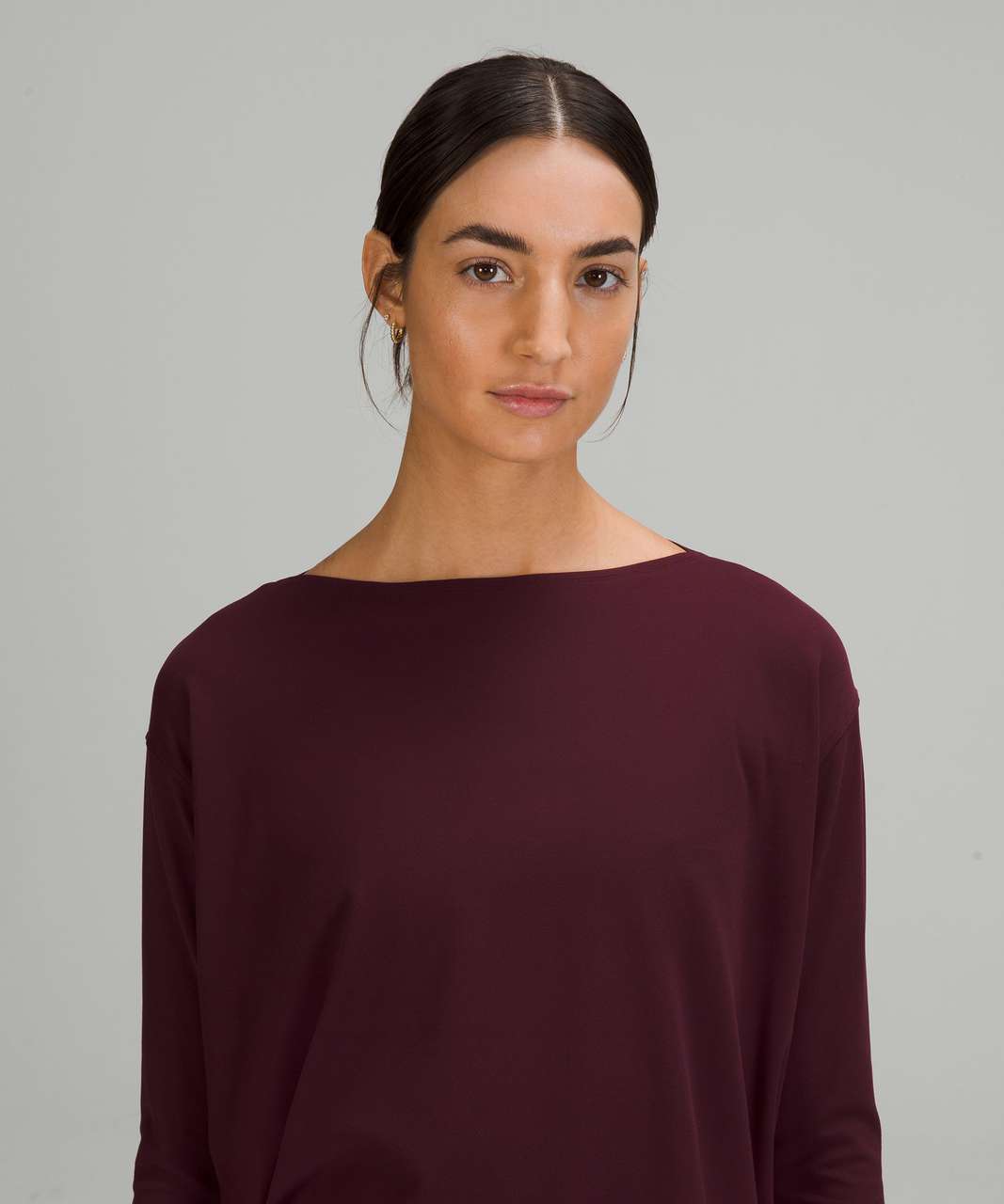 Lululemon Back in Action Long Sleeve Shirt *Nulu - Cassis