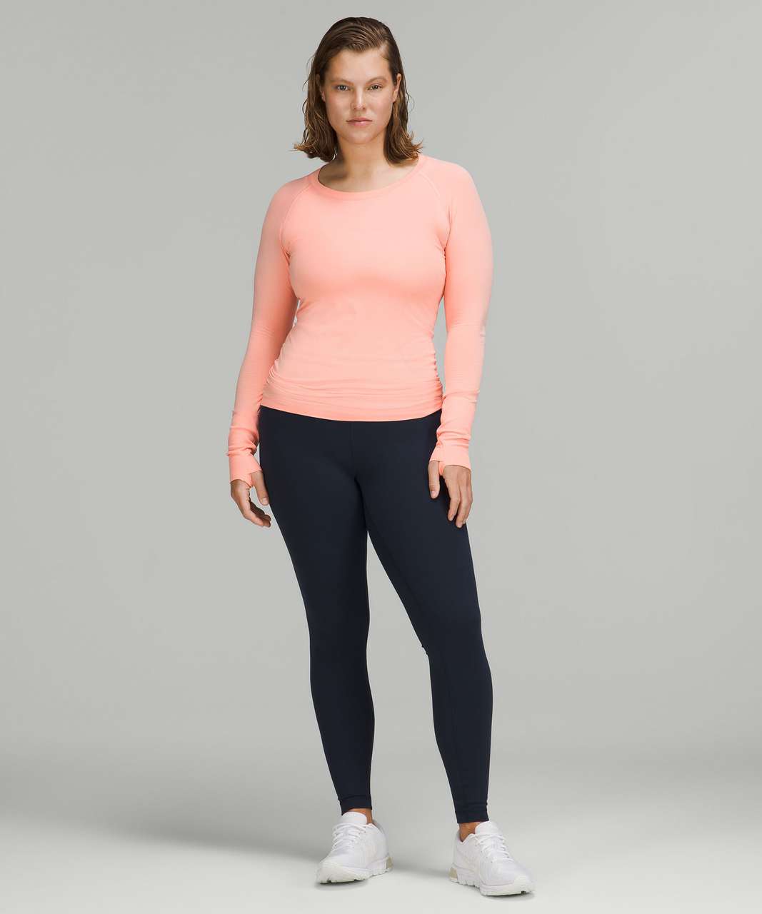 Lululemon Swiftly Tech Long Sleeve Shirt 2.0 - Dew Pink / Dew Pink - lulu  fanatics