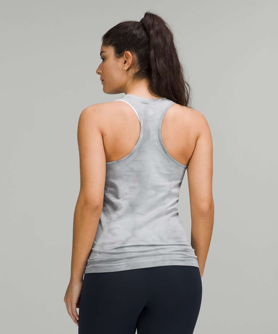 NWT Lululemon Power Thru Tank Top Heathered Rhino India