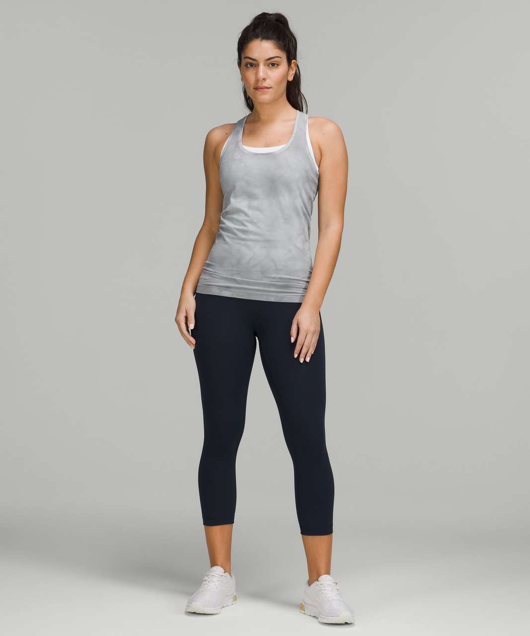 Lululemon Swiftly Tech Racerback Tank Top 2.0 - Marble Dye Rhino Grey