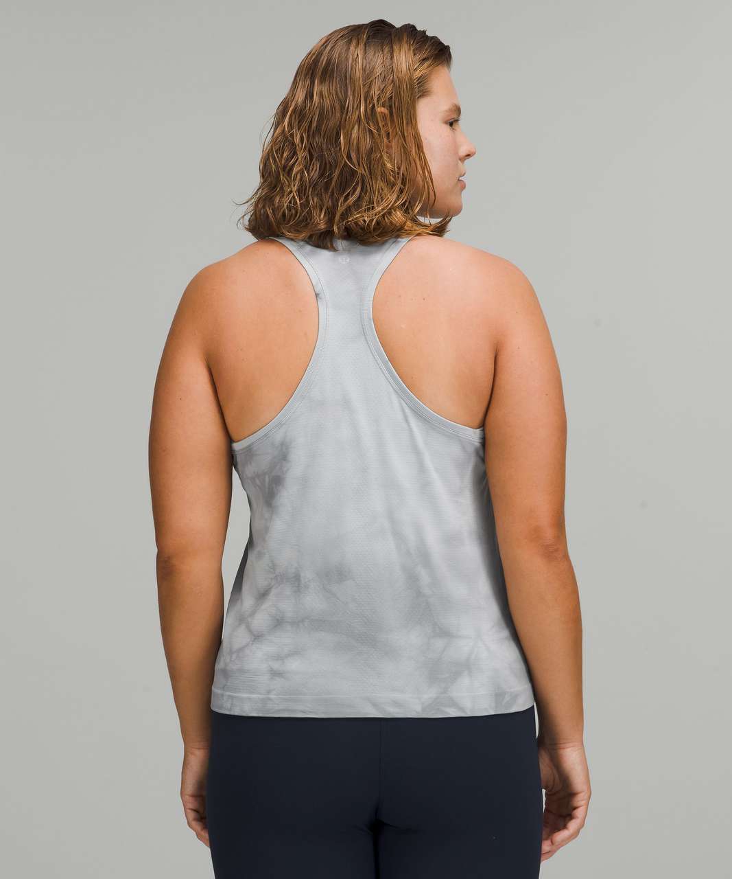 Lululemon Swiftly Tech Racerback Tank Top 2.0 *Race Length - Marble Dye Rhino  Grey - lulu fanatics