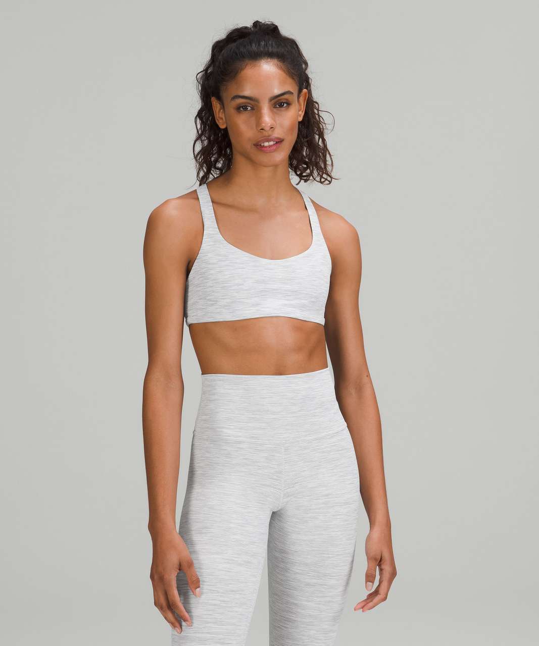 Lululemon Move Bra - White - lulu fanatics