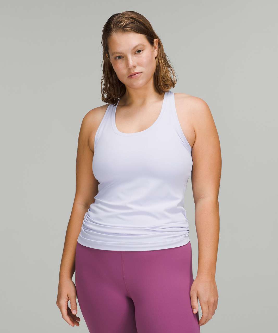 Lululemon Cool Racerback Short Tank Top *Nulu - Pastel Blue - lulu fanatics