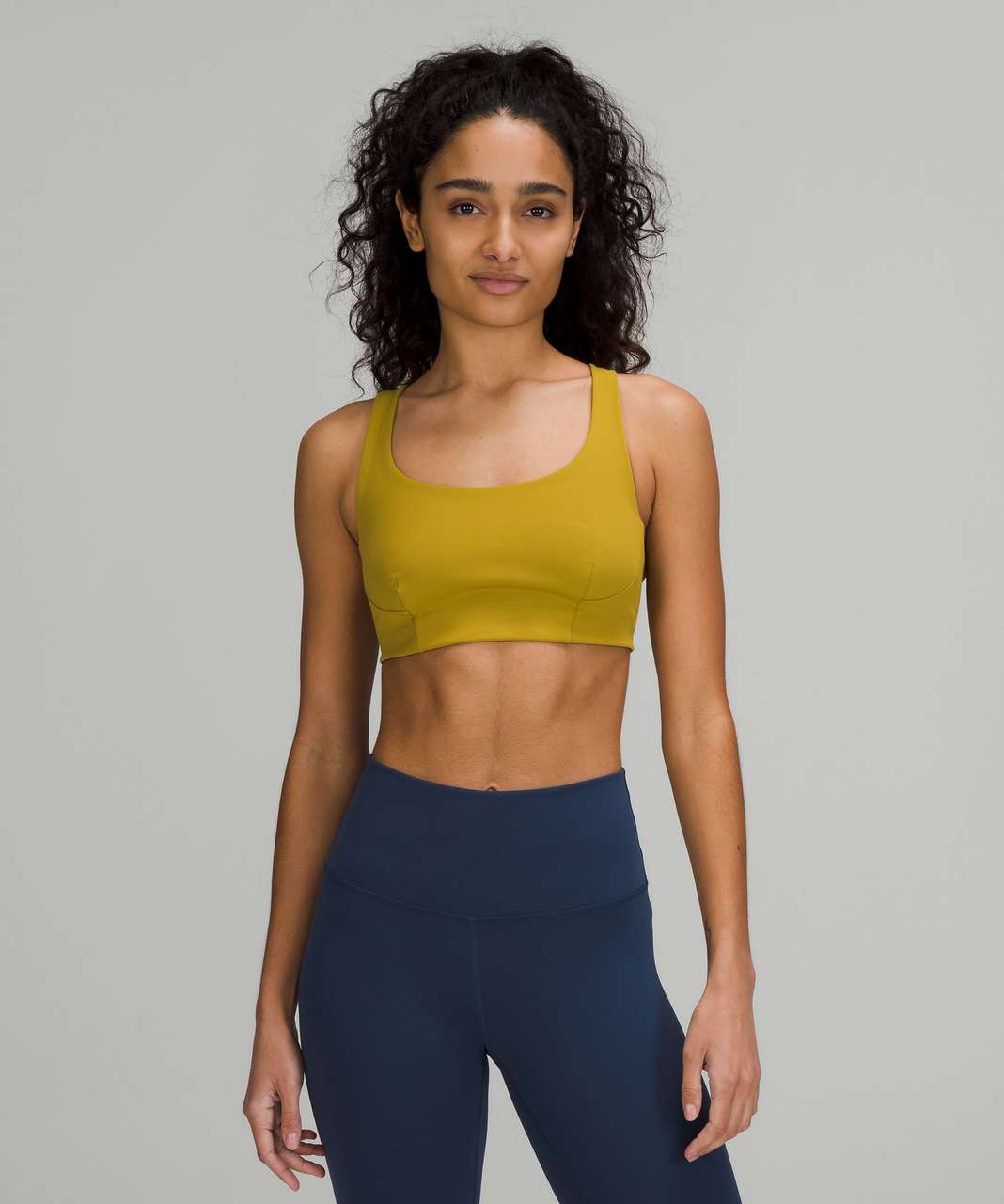 Lululemon Wunder Train Bra *Medium Support, C/D Cup - Auric Gold