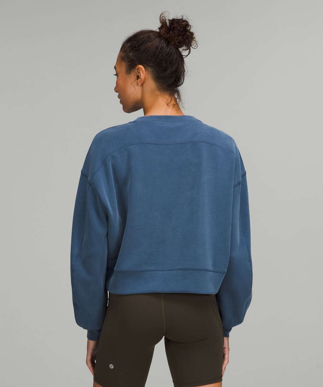 Lululemon Cropped Sweatshirt Blue Size 6 - $45 (33% Off Retail) - From Laura