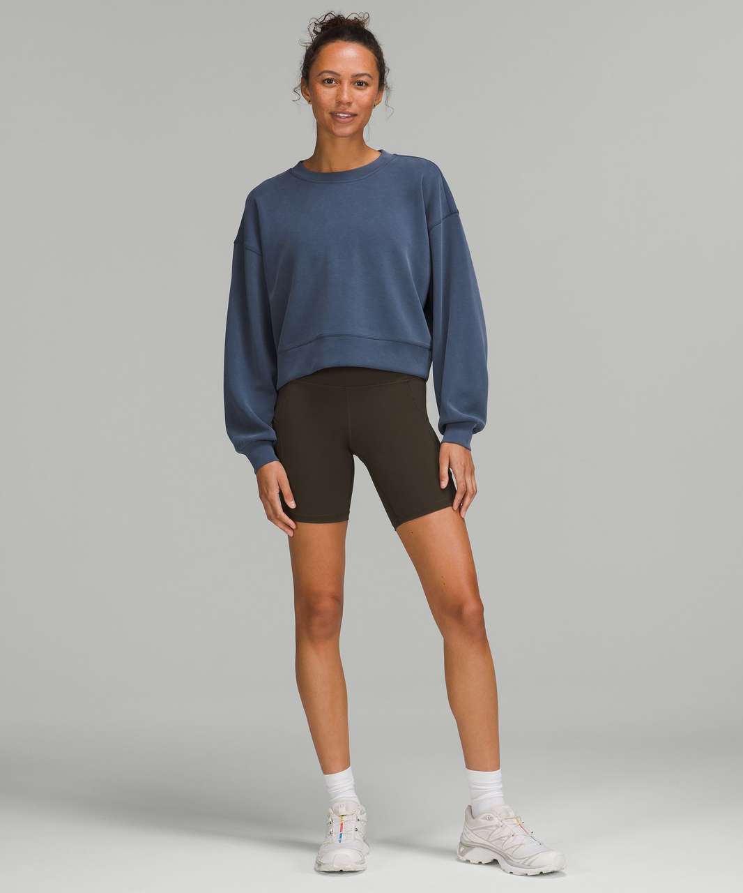 NWT Lululemon Perfectly Oversized Cropped Crew *Softstreme Multi