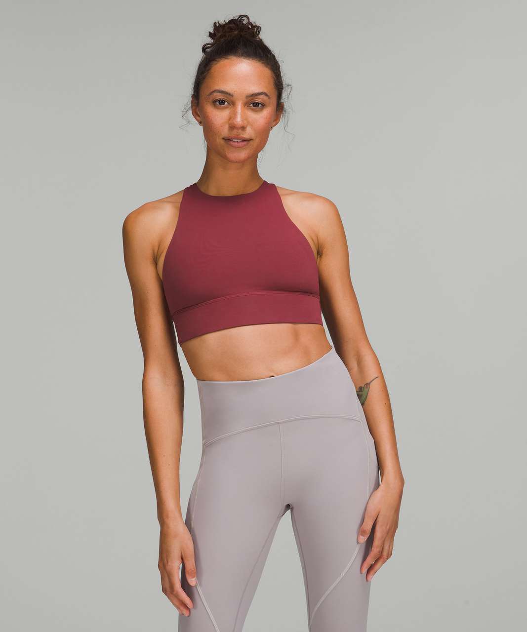 Lululemon Energy High-Neck Longline Tough Bra *Medium Support, B–D Cups ...