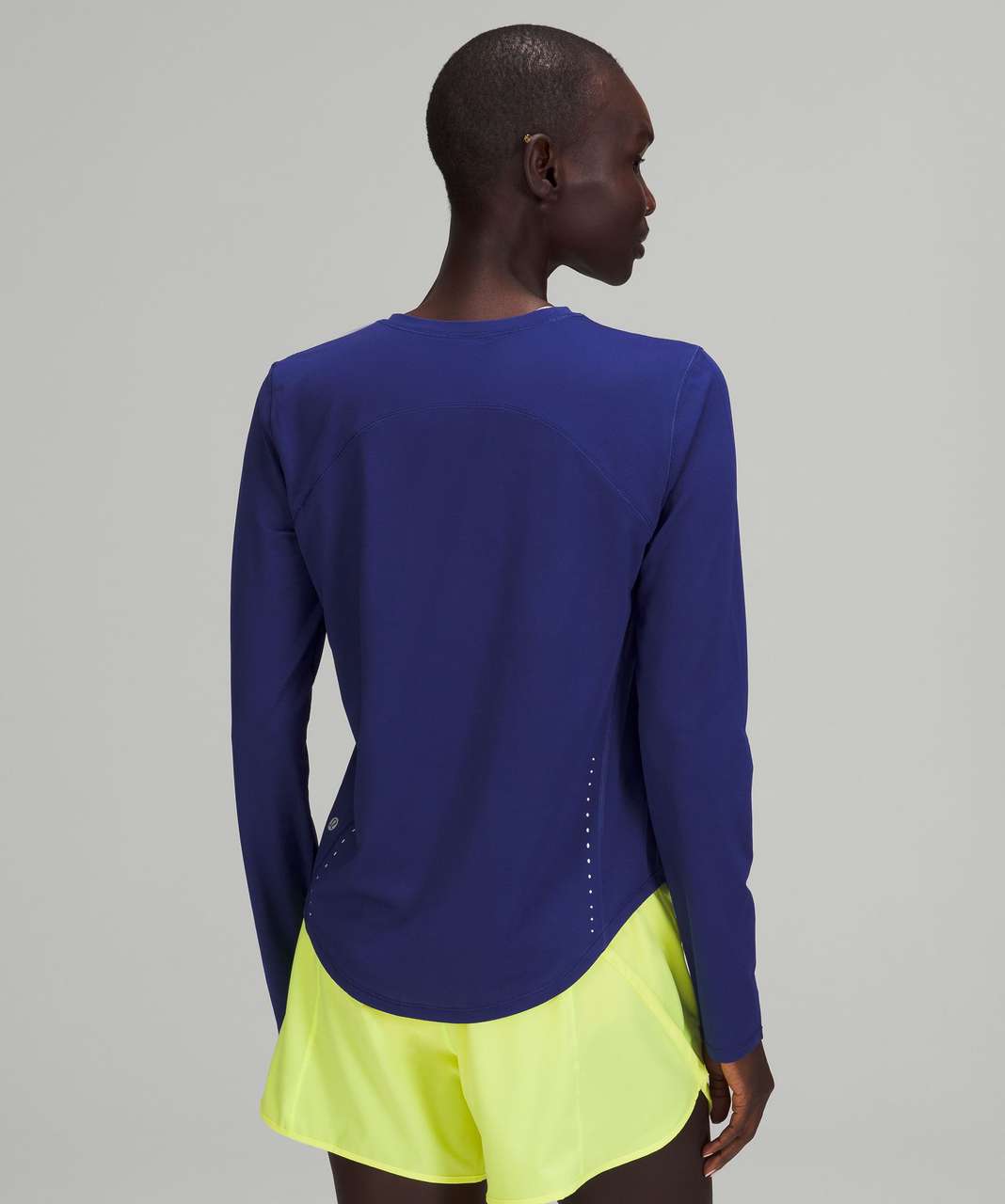 Lululemon High Neck Running and Training Long Sleeve Shirt - Larkspur