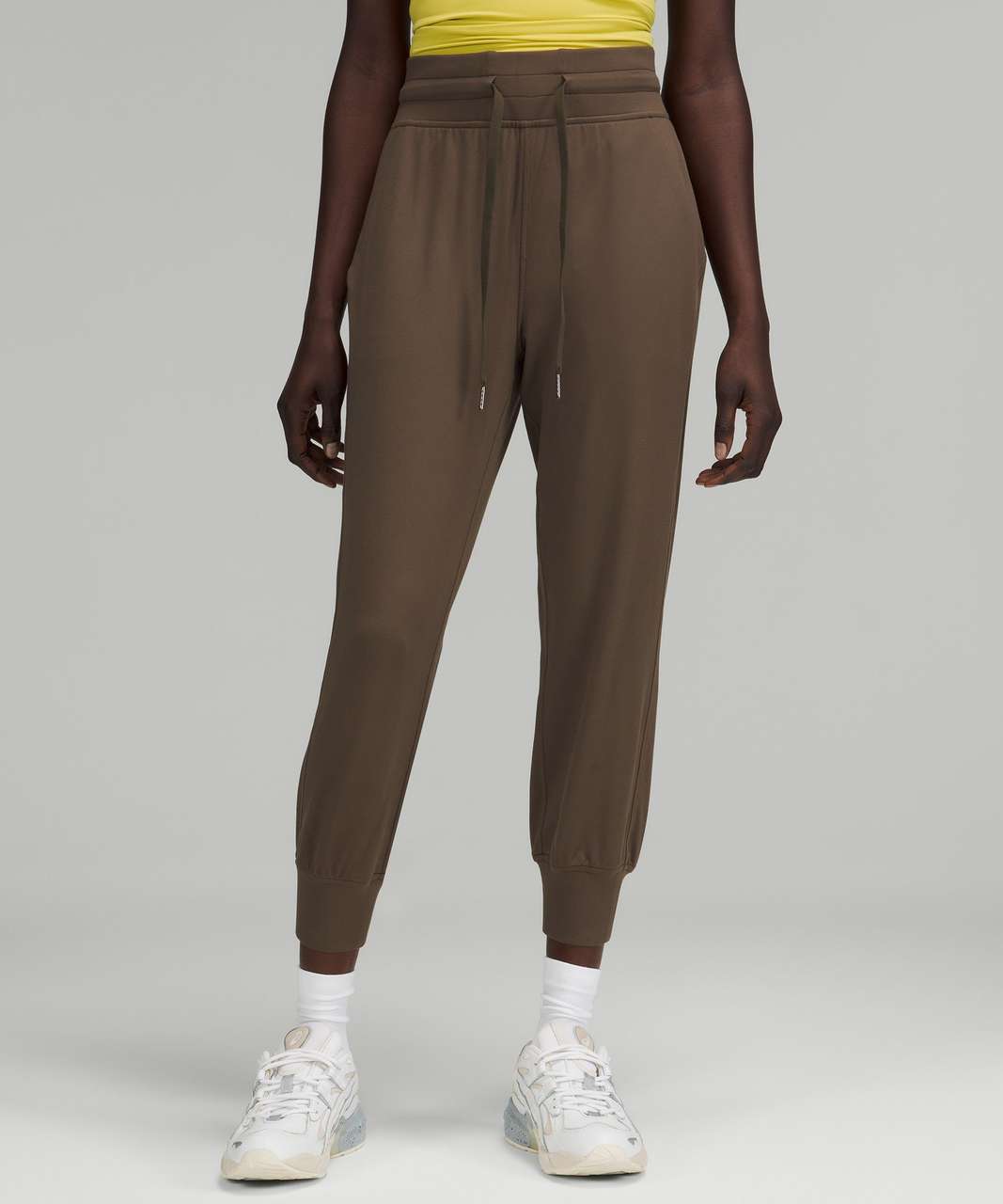 Lululemon Ready to Rulu High-Rise Cropped Jogger - Dark Olive - lulu  fanatics