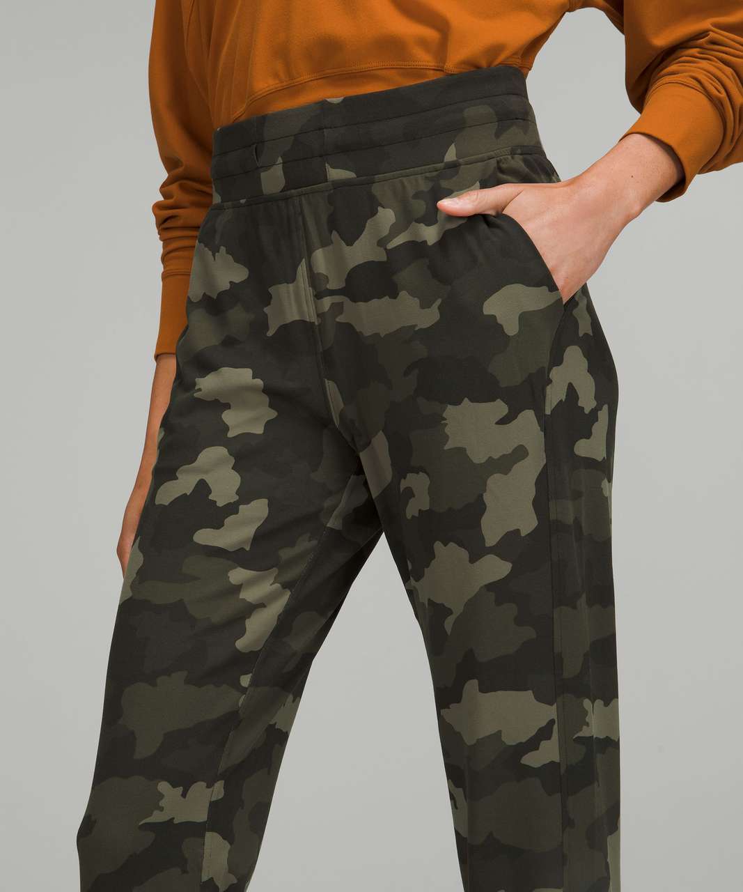 Lululemon Ready to Rulu Jogger 29 - Heritage Camo Dark Olive Green Twill  (First Release) - lulu fanatics