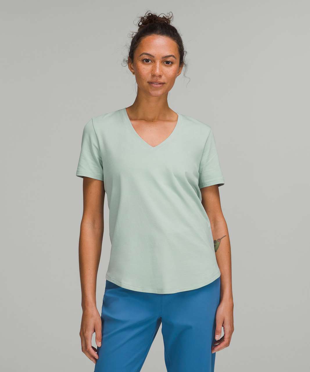 Lululemon Love V-Neck T-Shirt - Silver Blue