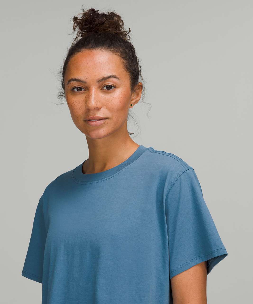 Lululemon All Yours Cotton T-Shirt - Utility Blue - lulu fanatics