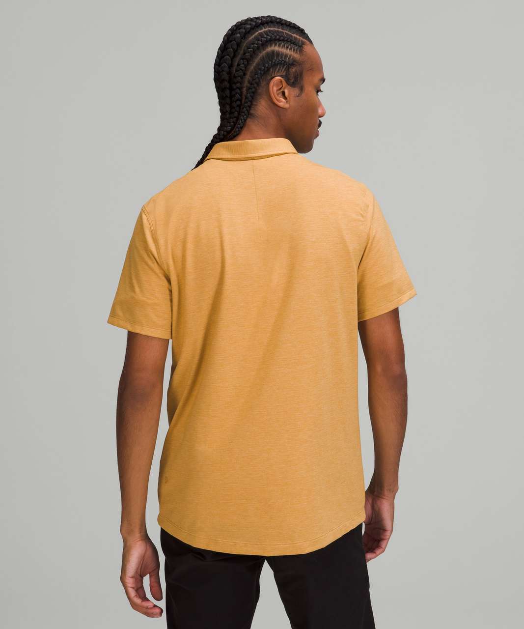 Lululemon Evolution Short Sleeve Polo Shirt - Heathered Parachute