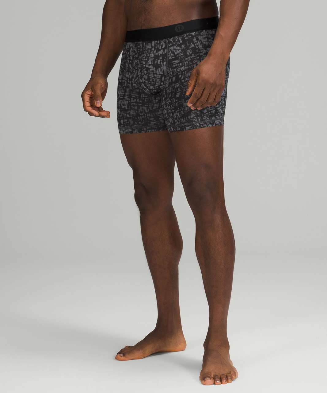 Lululemon Always In Motion Boxer 5" 5 Pack - Lunar Rock / Heathered Core Medium Grey / Drop Stitch Asphalt Grey Black / Graphite Grey / Cassis