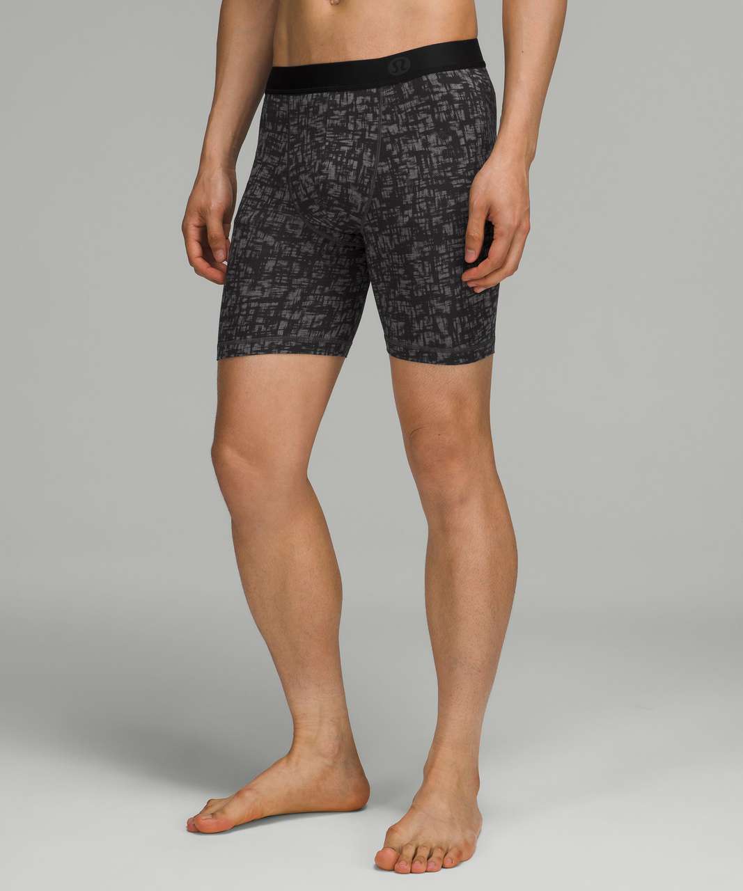 Lululemon Always In Motion Long Boxer 7" 5 Pack - Lunar Rock / Heathered Core Medium Grey / Drop Stitch Asphalt Grey Black / Graphite Grey / Cassis