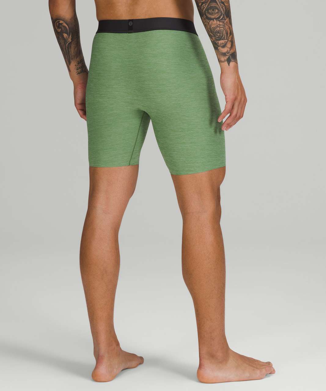 Lululemon Built to Move Long Boxer 7" - Heathered Cedar Green