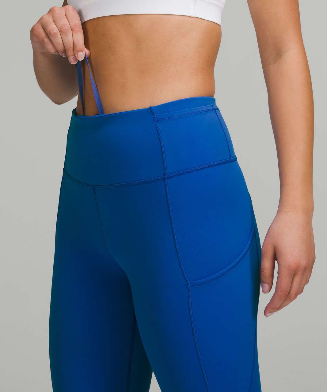 Lululemon Fast and Free High-Rise Crop 23" - Blazer Blue Tone