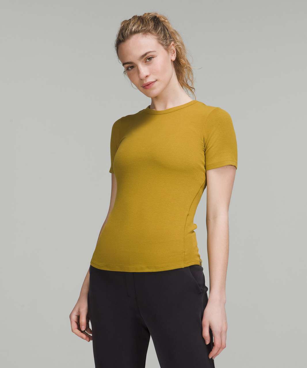 Lululemon Hold Tight Short Sleeve Shirt - Auric Gold