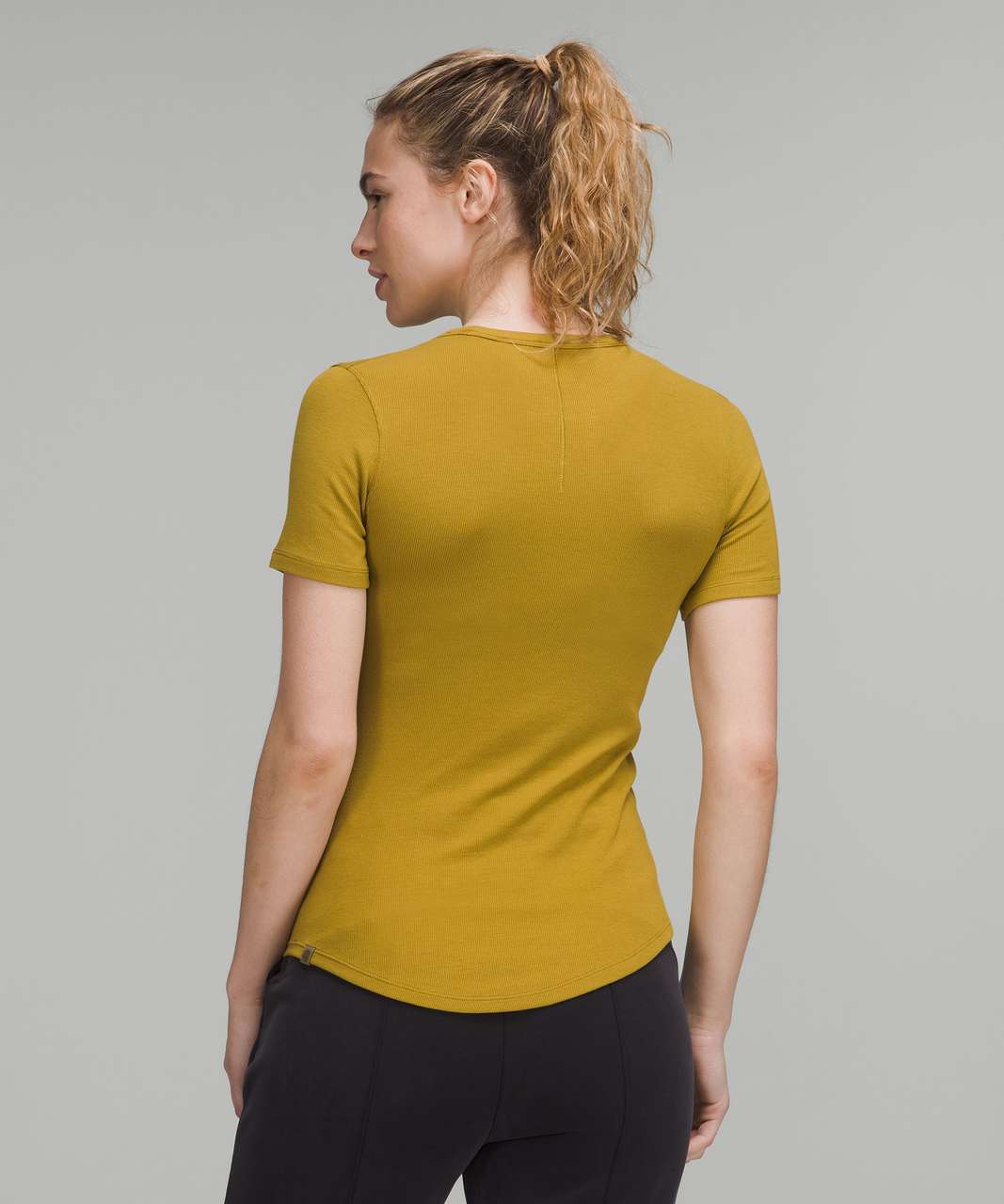 Lululemon Hold Tight Short Sleeve Shirt - Auric Gold