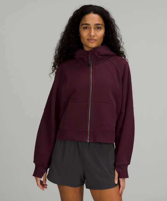 Green Twill Scuba Oversized Full Zip (XS/S) arrived today! Threw it on top  of my Red Merlot Key to Balance Tank (8) and Trench Soft Ambition Shorts  (6) for a pic! 