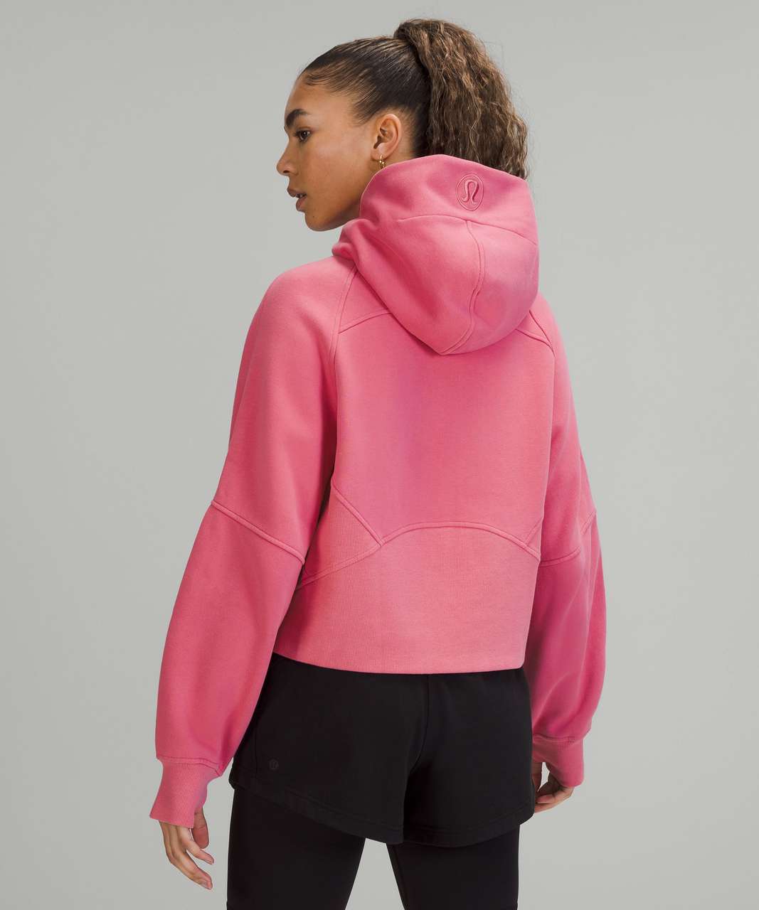 NWT- Lululemon Oversized Scuba Half Zip- Pink Blossom- M/L