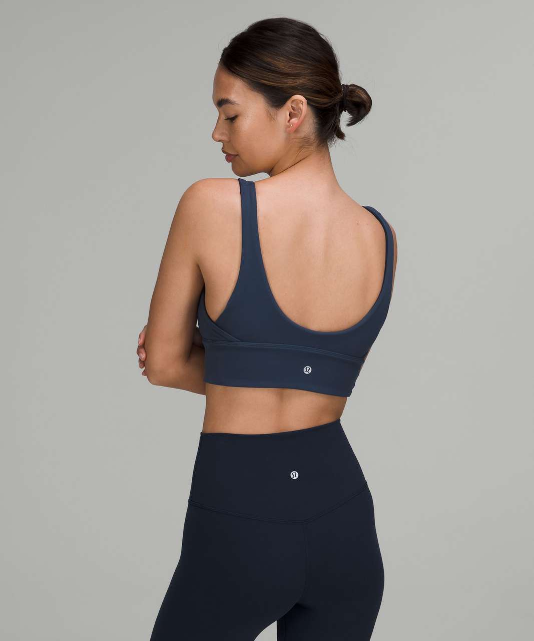 Lululemon Align Reversible Bra *Light Support, A/B Cup - Mineral Blue /  True Navy - lulu fanatics